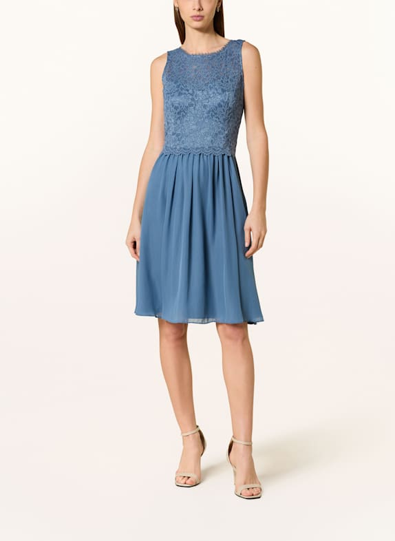 Suddenly Princess Cocktail dress with lace BLUE GRAY