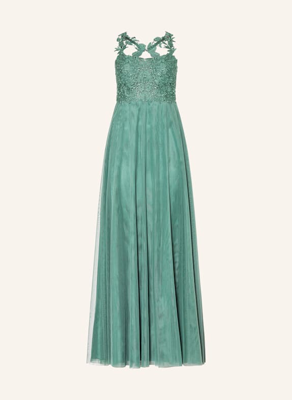 Suddenly Princess Abendkleid mit Spitze PETROL