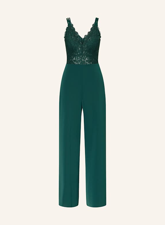Suddenly Princess Jumpsuit with lace DARK GREEN
