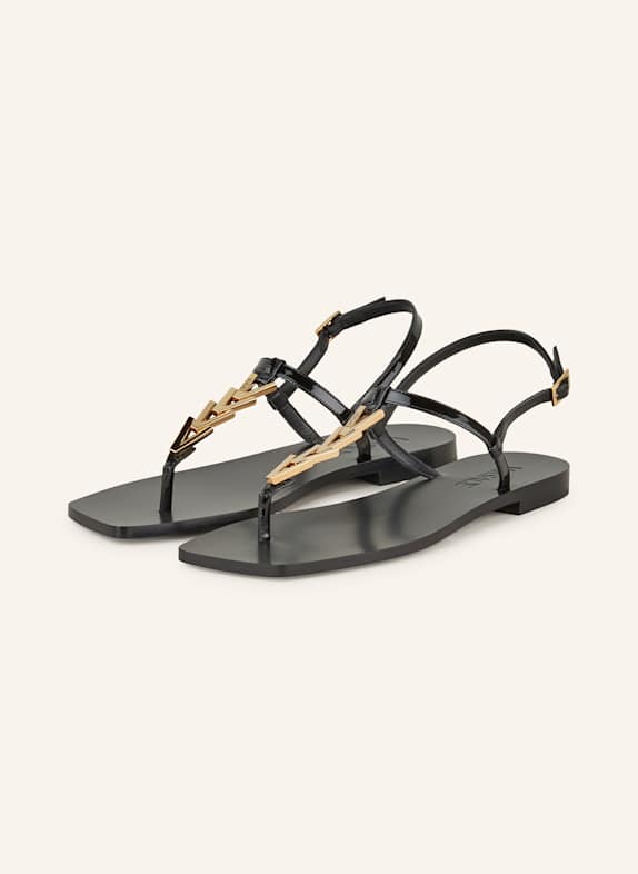 VERSACE Flip flops BLACK