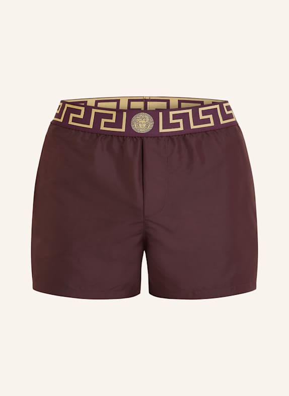 VERSACE Badeshorts DUNKELLILA