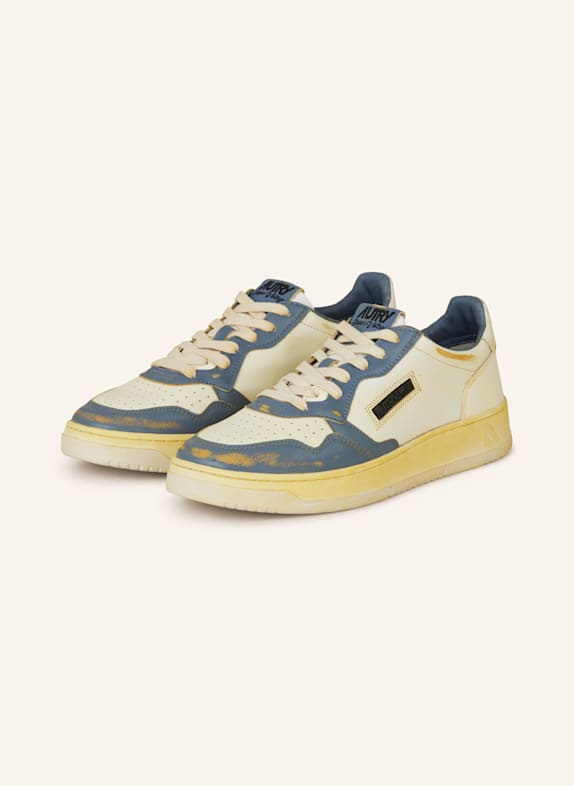 AUTRY Sneakersy SUP VINT LOW LB BIAŁY/ NIEBIESKI