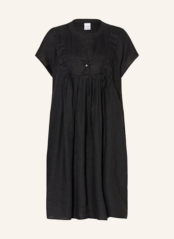 TONNO & PANNA Leinenkleid SCHWARZ