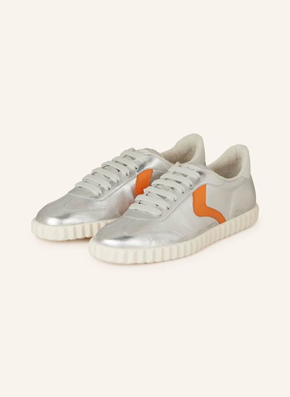 VOILE BLANCHE Sneaker INES SILBER/ ORANGE