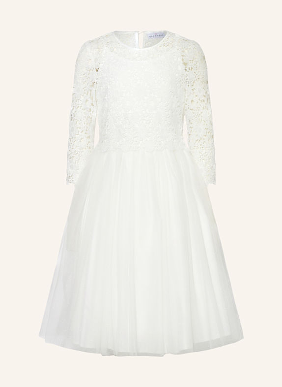 DANAMADE Set: Tüllkleid mit Blusenshirt CREME