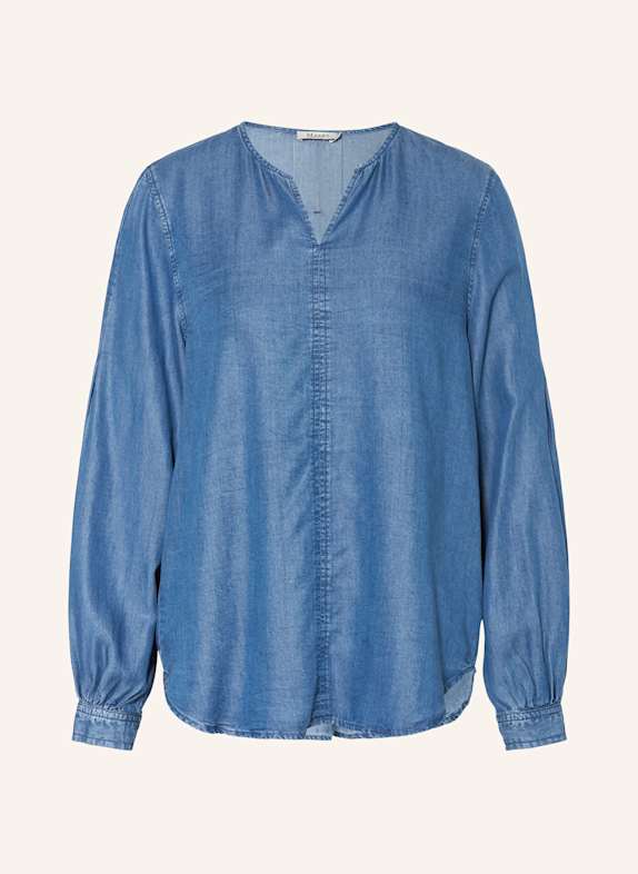 MAERZ MUENCHEN Blusenshirt in Jeansoptik BLAU