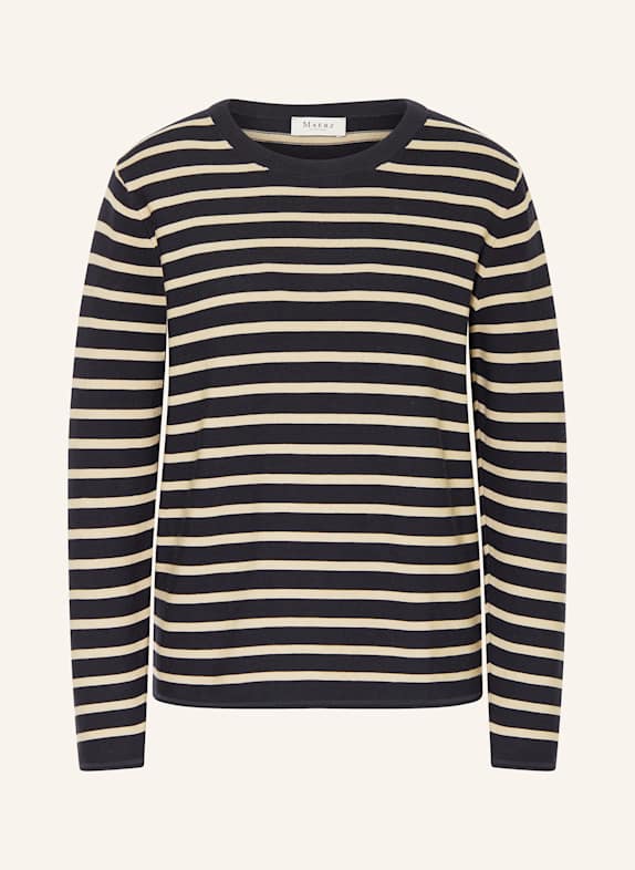MAERZ MUENCHEN Pullover DUNKELBLAU/ BEIGE