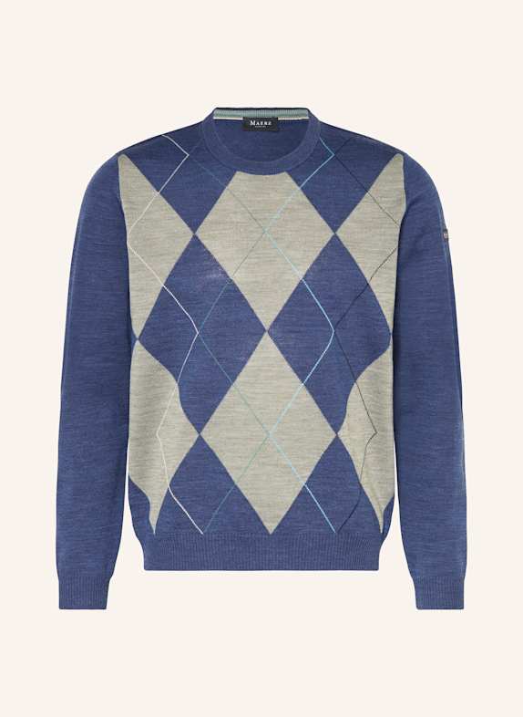 MAERZ MUENCHEN Pullover BLAU/ HELLGRAU