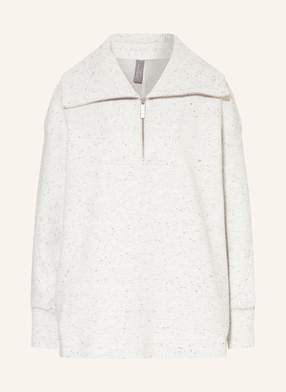 Sweaty Betty Sweter typu troyer JASNOCZARY/ CZARNY