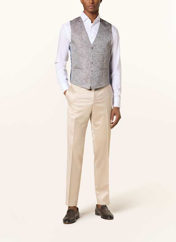 WILVORST Hemd Extra Slim Fit MARRON FONCÉ / DONKERBLAUW