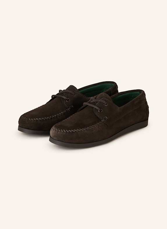 VINNY's Buty sznurowane BOATMAN CIEMNOBRĄZOWY
