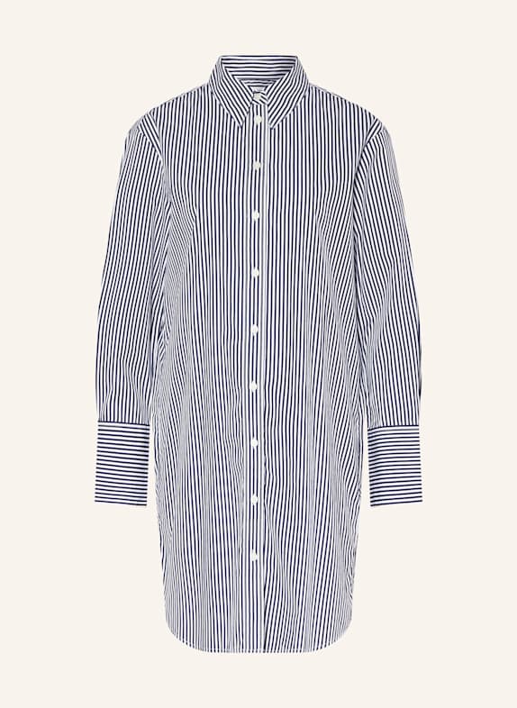 Marc O'Polo Hemdblusenkleid WEISS/ DUNKELBLAU