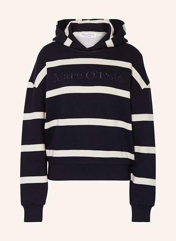 Marc O'Polo Hoodie DUNKELBLAU/ WEISS