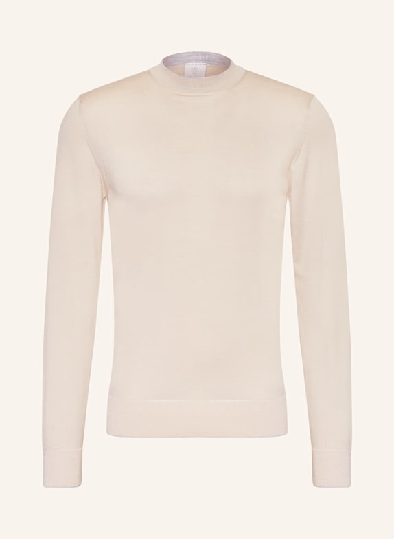 eleventy Pullover mit Seide HELLBRAUN