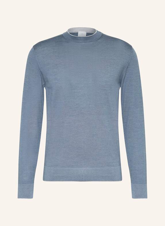 eleventy Pullover mit Seide BLAUGRAU