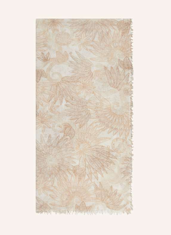 HEMISPHERE Schal INKE CREME/ BEIGE/ ECRU