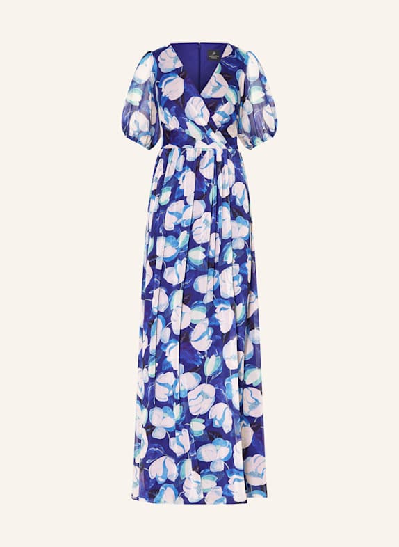 ADRIANNA PAPELL Abendkleid BLAU/ HELLBLAU/ WEISS