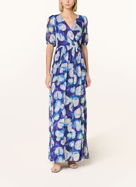 ADRIANNA PAPELL Abendkleid BLAU/ HELLBLAU/ WEISS