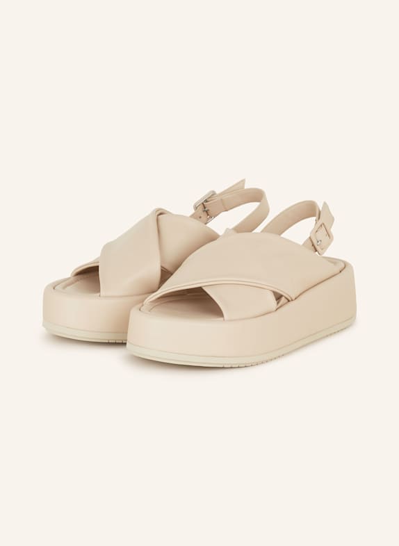PALOMA BARCELÓ Plateau-Sandalen BASIMA CREME