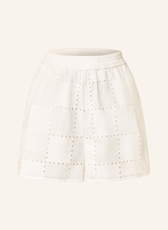 IVY OAK Shorts aus Lochspitze WEISS