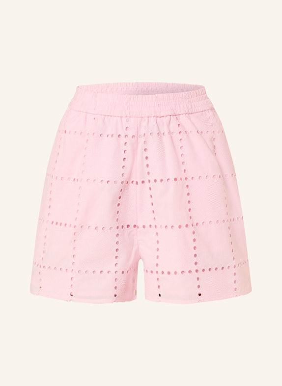 IVY OAK Shorts aus Lochspitze ROSA