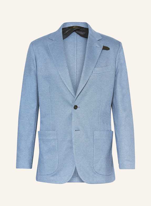 Brioni Sakko Regular Fit mit Seide BLAU