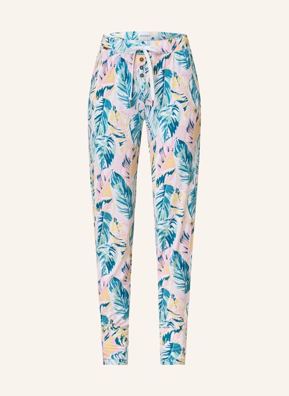 JOCKEY Schlafhose SUPERSOFT LOUNGE HELLGRÜN/ PETROL/ ROSA