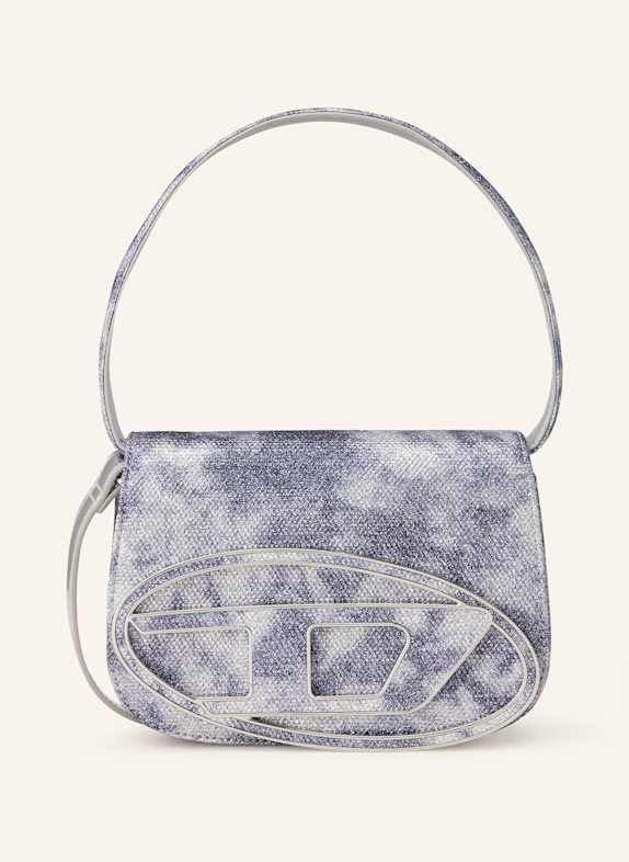 DIESEL Schultertasche 1DR BLAU/ SILBER