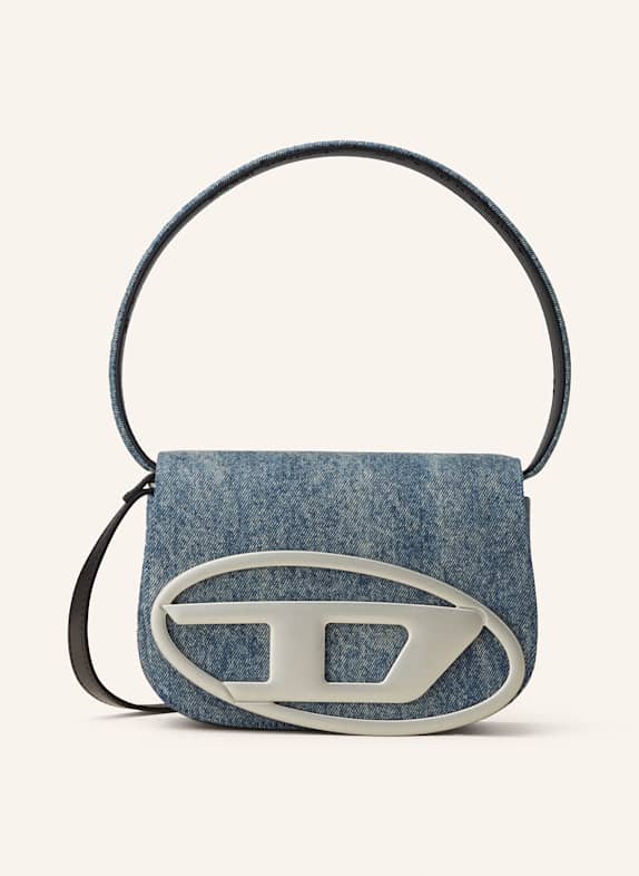 DIESEL Handtasche 1DR BLAU/ SILBER