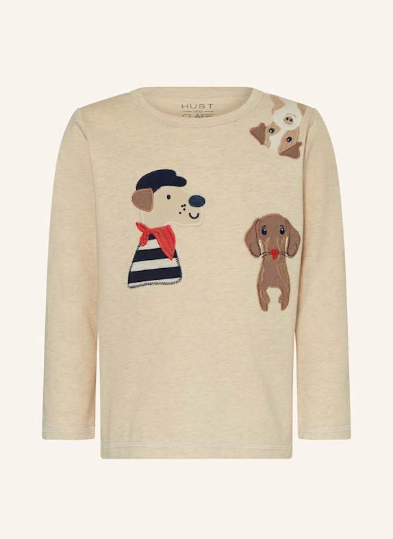 HUST and CLAIRE Longsleeve HCAUGUST HELLBRAUN