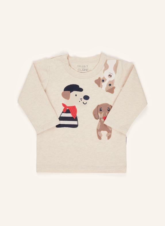 HUST and CLAIRE Longsleeve HCAUGUST HELLBRAUN