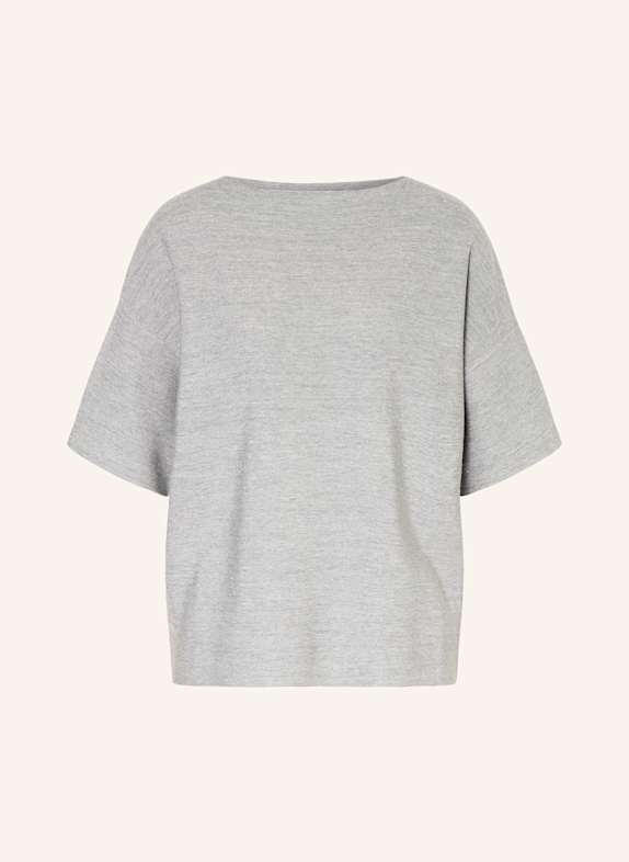 FABIANA FILIPPI Strickshirt mit Glitzergarn GRAU