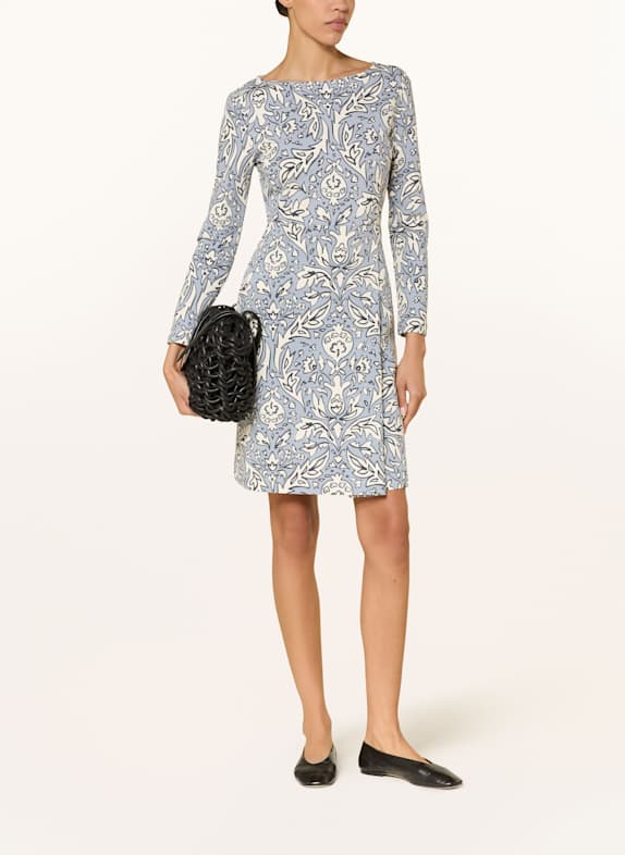 WEEKEND Max Mara Kleid RAMPUR BLAUGRAU/ WEISS/ SCHWARZ