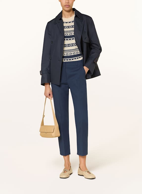 WEEKEND Max Mara Cropped trench coat BIGLIA DARK BLUE