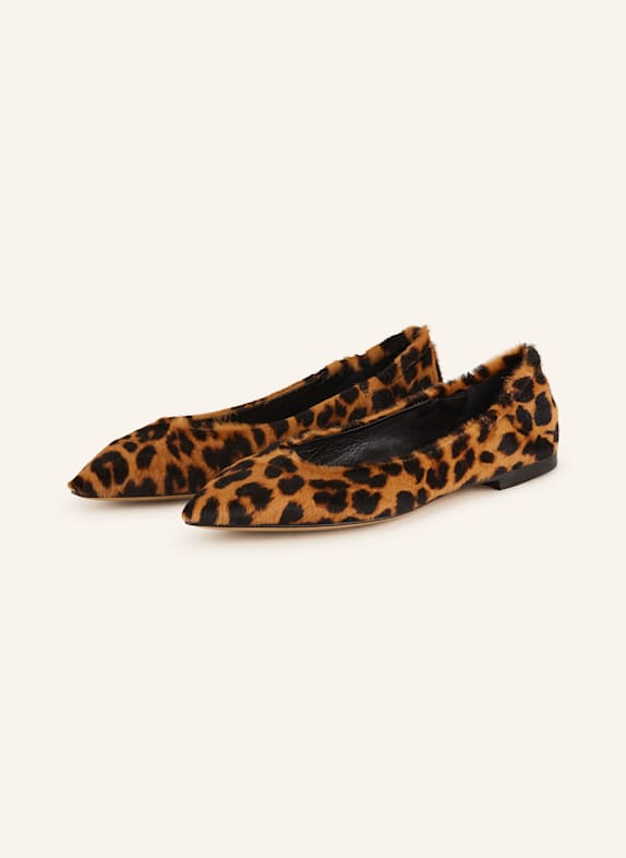 POMME D'OR Ballerinas INGRID CAMEL/ SCHWARZ
