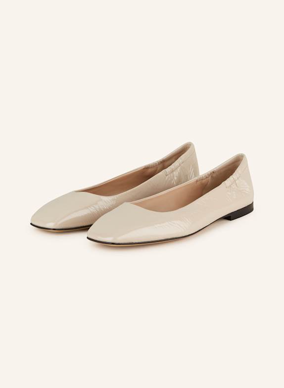 POMME D'OR Lackballerinas EMILY BEIGE