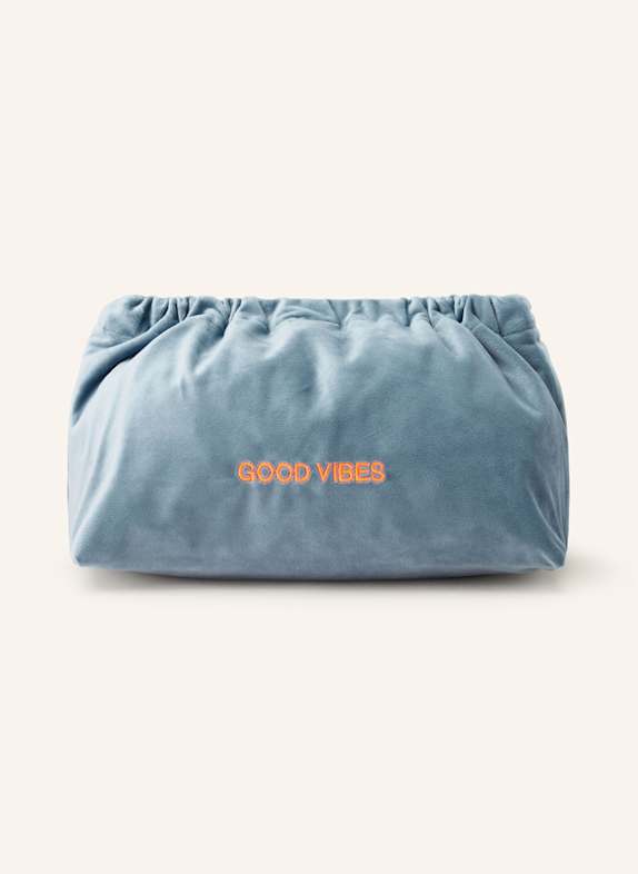 sorbet island Clutch GOOD VIBES HELLBLAU