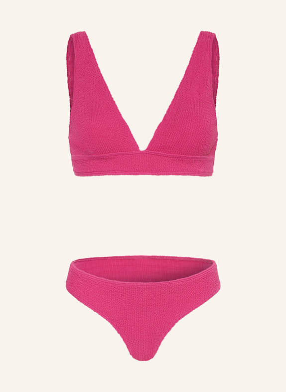sorbet island Bralette-Bikini AQUA FUCHSIA