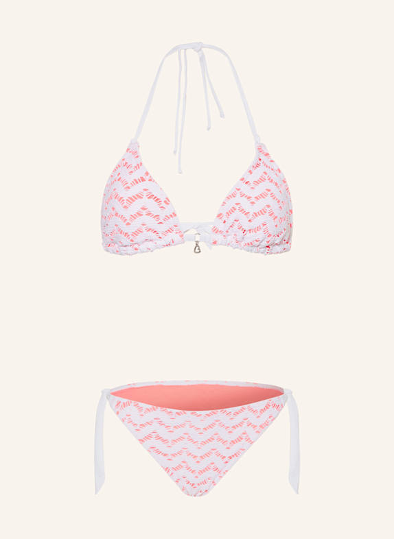 BANANA MOON Triangel-Bikini YERODASIA WAVEM WEISS/ PINK