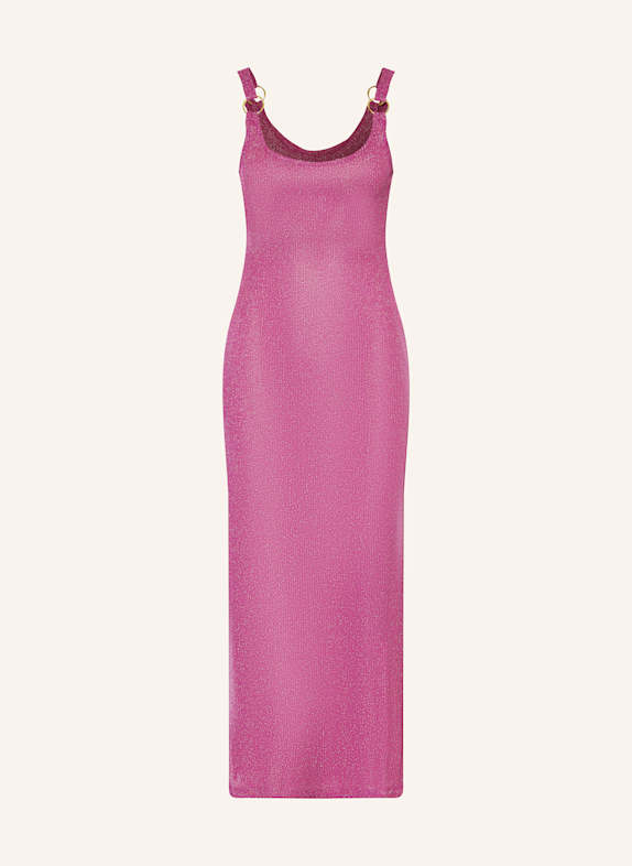 BANANA MOON COUTURE Strandkleid GOLDENRIB AMIVA mit Glitzergarn FUCHSIA