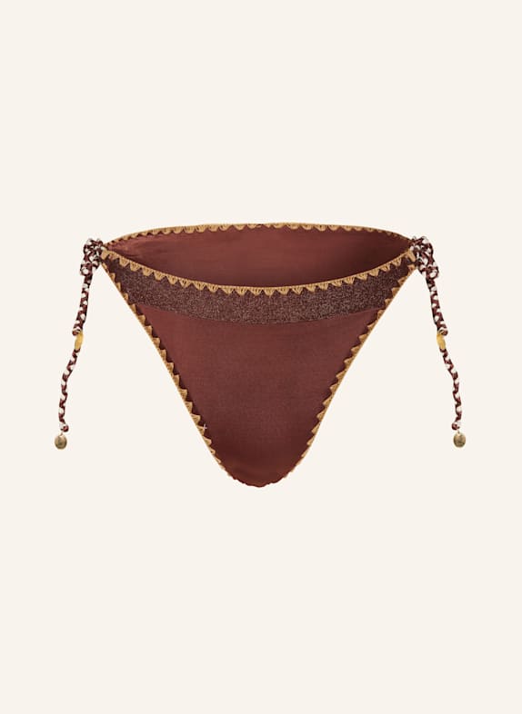 BANANA MOON COUTURE Triangel-Bikini-Hose NAZCA BLIKA DUNKELBRAUN