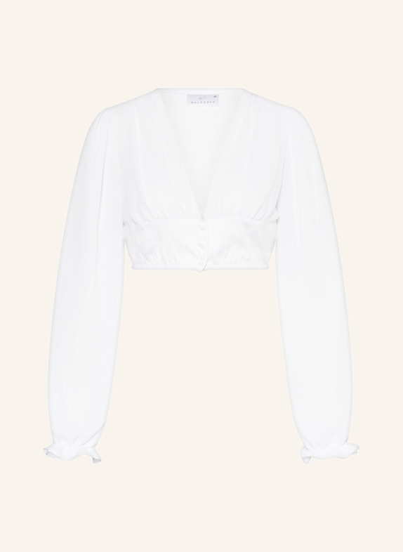 WALDORFF Dirndl blouse with cut-outs WHITE