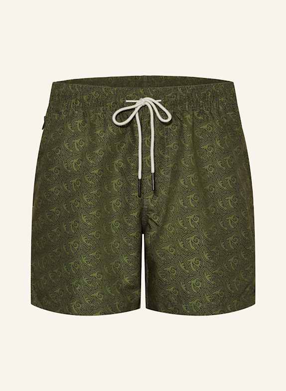 OAS Badeshorts GREEN SQUIGGLE GRÜN/ SCHWARZ