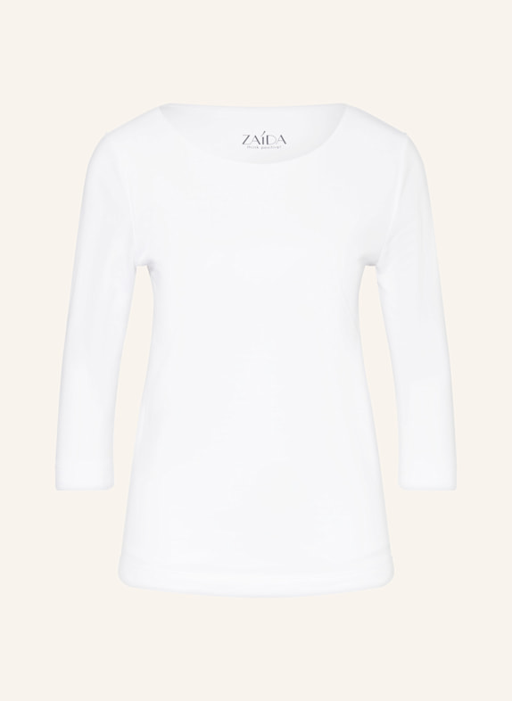 ZAÍDA Shirt mit 3/4-Arm WEISS