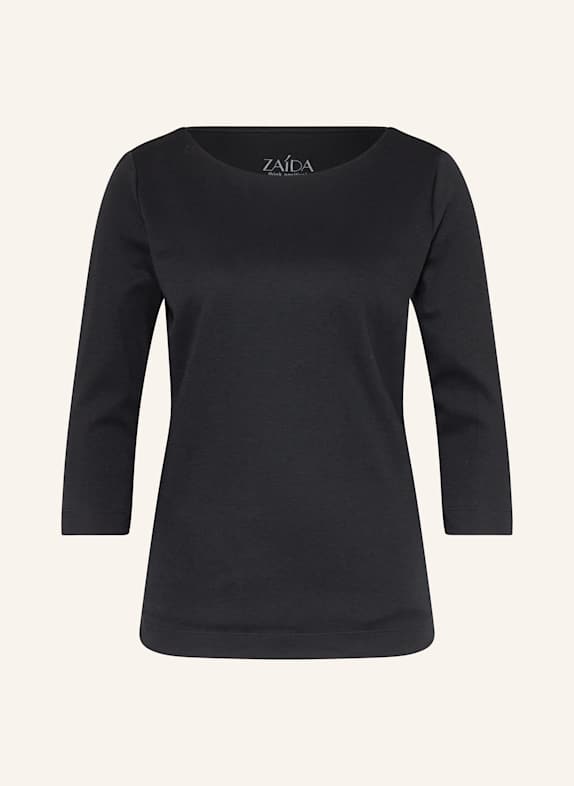 ZAÍDA Shirt mit 3/4-Arm SCHWARZ