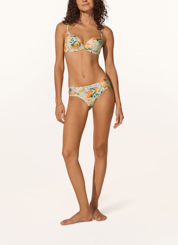 watercult Basic bikinibroekje DOLCE WHIMSY ORANJE / LICHTGROEN / TURQUOISE
