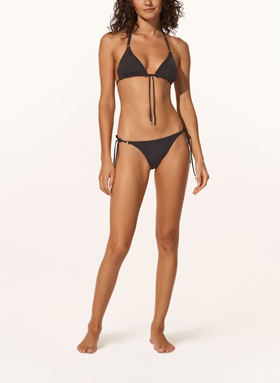 watercult Triangelbikinitop SHIMMERING SOLIDS ZWART