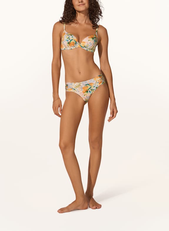 watercult Bikini top met beugels DOLCE WHIMSY ORANJE / LICHTGROEN / TURQUOISE