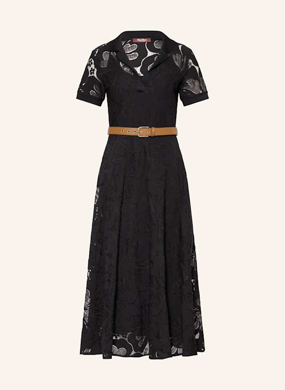 Max Mara STUDIO Spitzenkleid LAMBRO DUNKELBLAU