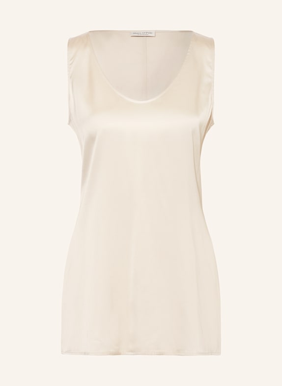 Marc O'Polo Blusentop aus Satin CREME